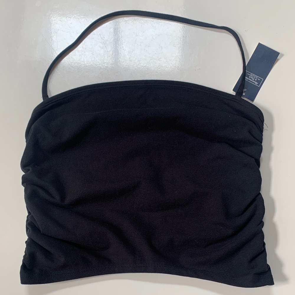 [M] NWT A&F ruched tube top